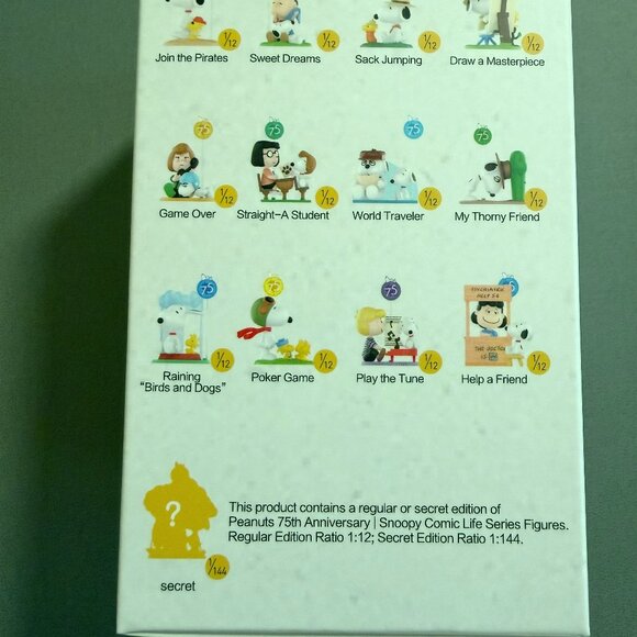 PEANUTS  75th Anniversary Snoopy Comic Life - POKER GAME  Authentic NEW POPMART - Picture 9 of 13